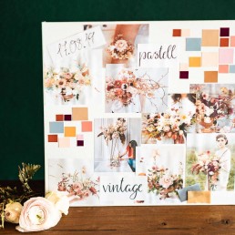 Individuelles Moodboard als Hochzeitskonzept bei Ganz Unverblümt Straubing