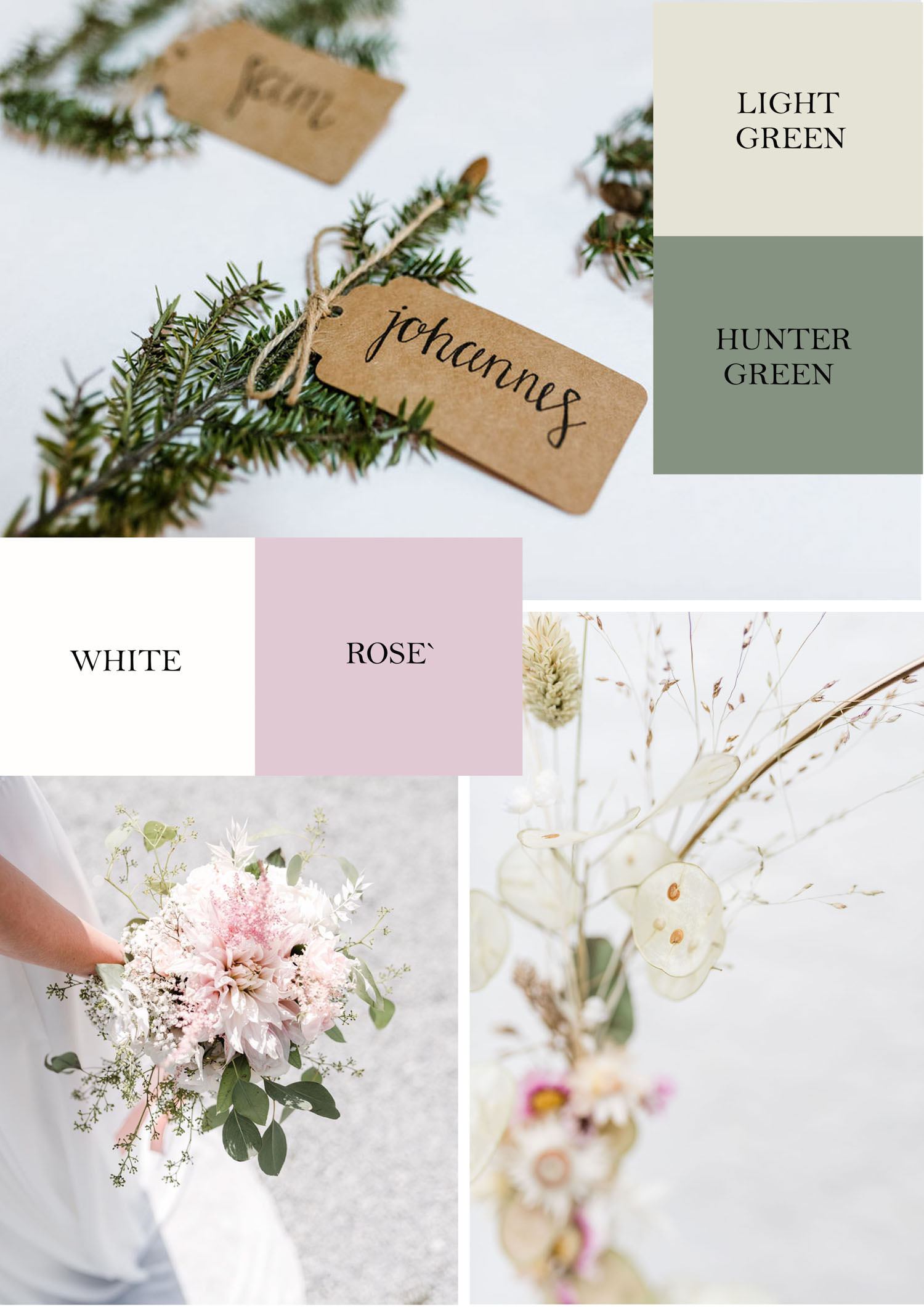 Hochzeitsdeko Rosé - Ganz Unverblümt | Hochzeitsfloristik & Hochzeitsplanung